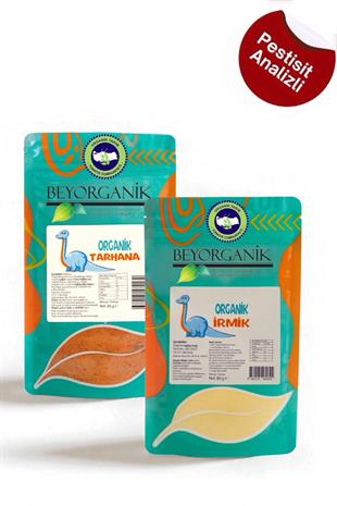 Organik Bebek Tarhanası & Bebek Irmiği Tanışma Paketi 2'li (ORGANİK SERTİFİKALI) 6 Ay