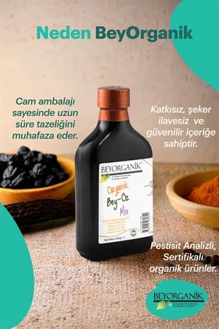 Organik BEY ÖZ Mix 260gr   (PESTİSİT VE AĞIR METAL ANALİZLİ)
