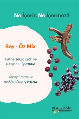 Organik BEY ÖZ Mix 260gr   (PESTİSİT VE AĞIR METAL ANALİZLİ)