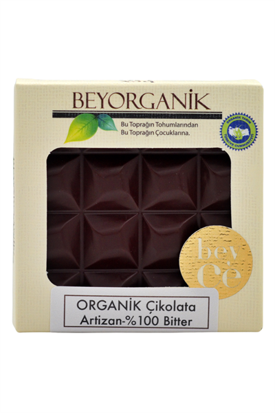 Organik Artizan   Çikolata %100 Bitter 40gr