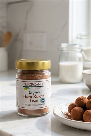 Organik Ham Kakao Tozu 120 gr (PESTİSİT ve KADMİYUM ANALİZLİ)