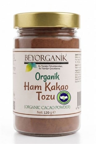 Organik Ham Kakao Tozu 140 gr (PESTİSİT ANALİZLİ)