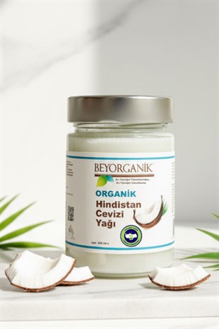Organik Hindistan Cevizi Yağı 300 ml