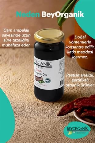 Organik Keçiboynuzu Özü 315gr  (PESTİSİT VE AĞIR METAL ANALİZLİ) 