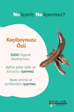 Organik Keçiboynuzu Özü 315gr  (PESTİSİT VE AĞIR METAL ANALİZLİ) 
