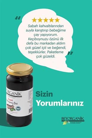 Organik Keçiboynuzu Özü 315gr  (PESTİSİT VE AĞIR METAL ANALİZLİ) 