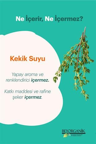Organik Kekik Suyu 180 gr (PESTİSİT ANALİZLİ)