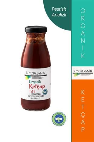 Organik Ketçap Tatlı 250cc