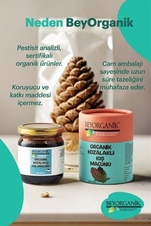 Organik Kozalaklı Kış Macunu 240gr   (PESTİSİT VE AĞIR METAL ANALİZLİ)