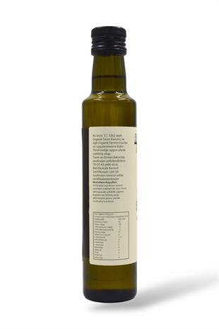 Organik Soğuk Sıkım Sızma Zeytinyağı 250ml Soğuk Sıkım, 0,3 Asit