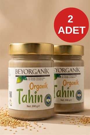 ORGANİK Tahin 300gr 2'li (SALMONELLA ve PESTİSİT ANALİZLİ)