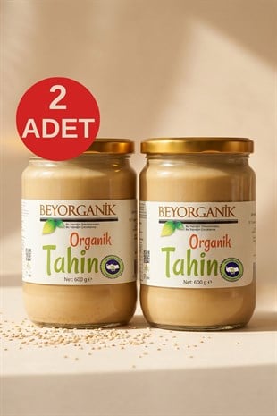 ORGANİK Tahin 600gr 2'li  (SALMONELLA ve PESTİSİT ANALİZLİ)