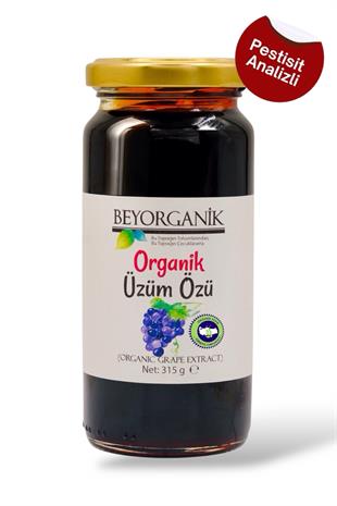 Organik Üzüm Özü 315 gr  (PESTİSİT VE AĞIR METAL ANALİZLİ) 