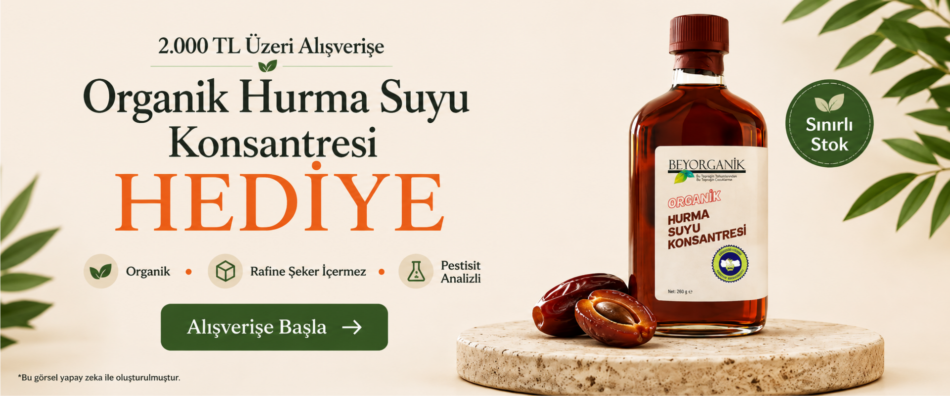 Hurma Suyu Konsantresi Hediye