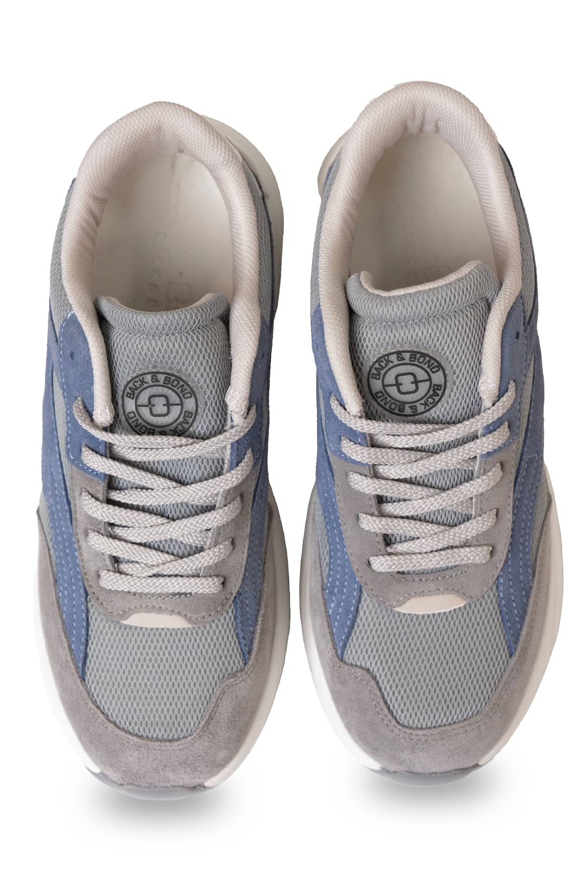 Termo Taban Gri Mavi Sneaker Ayakkabı