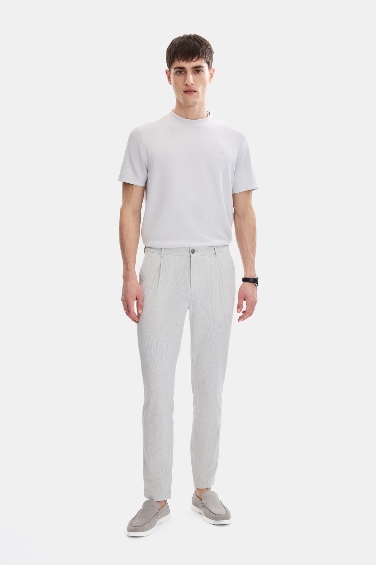 Açık Gri Jogger Pantolon