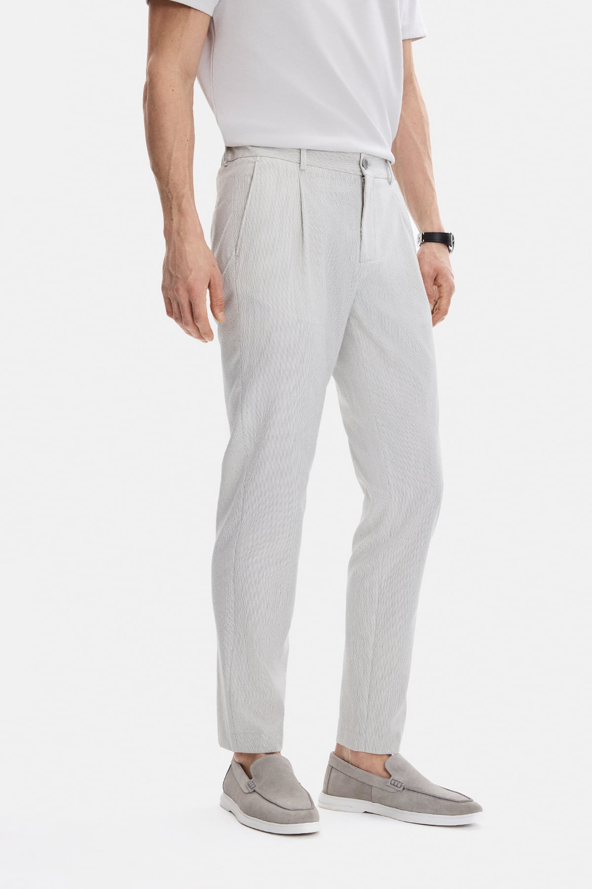 Açık Gri Jogger Pantolon