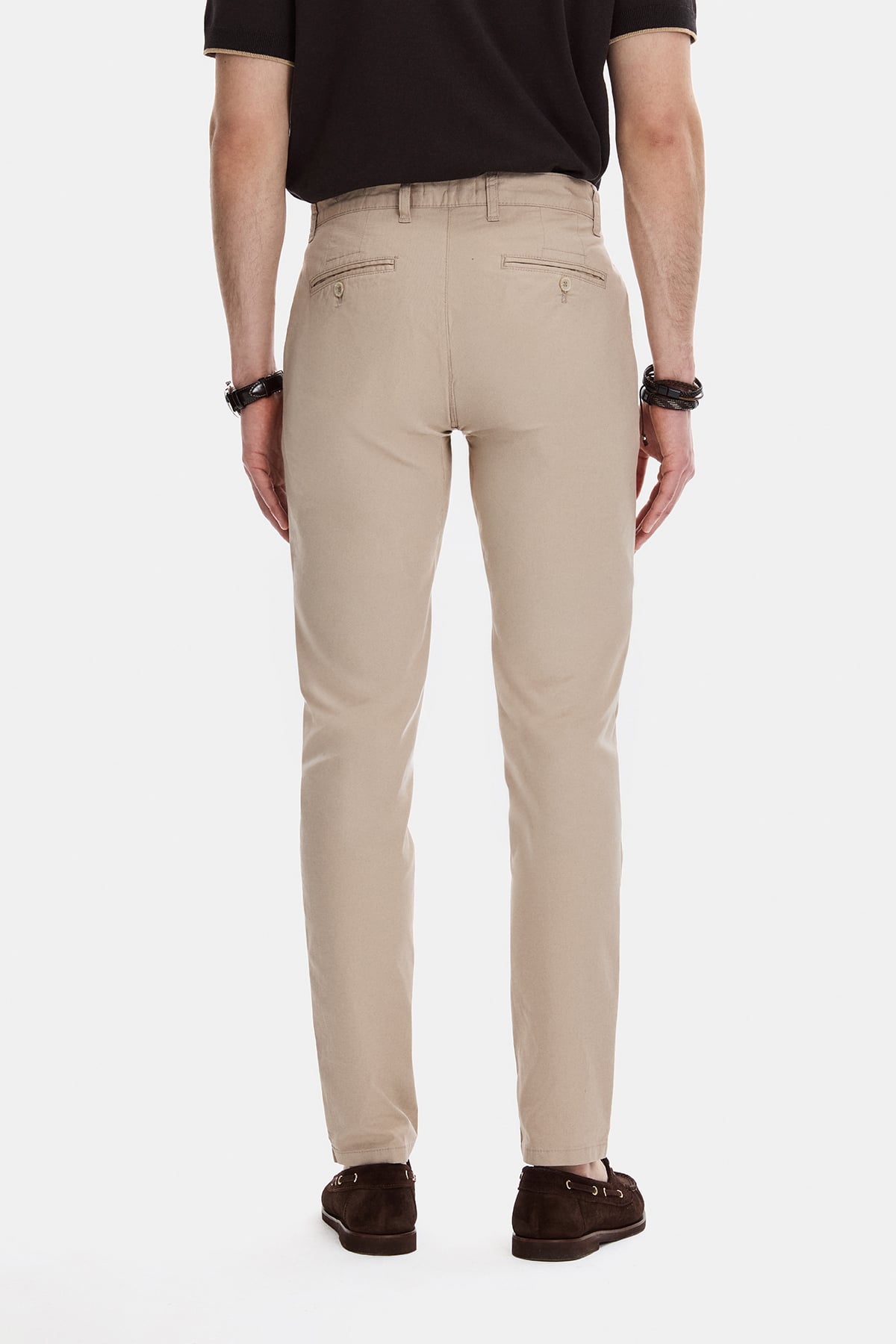 Bej Dokuma Chino Pantolon