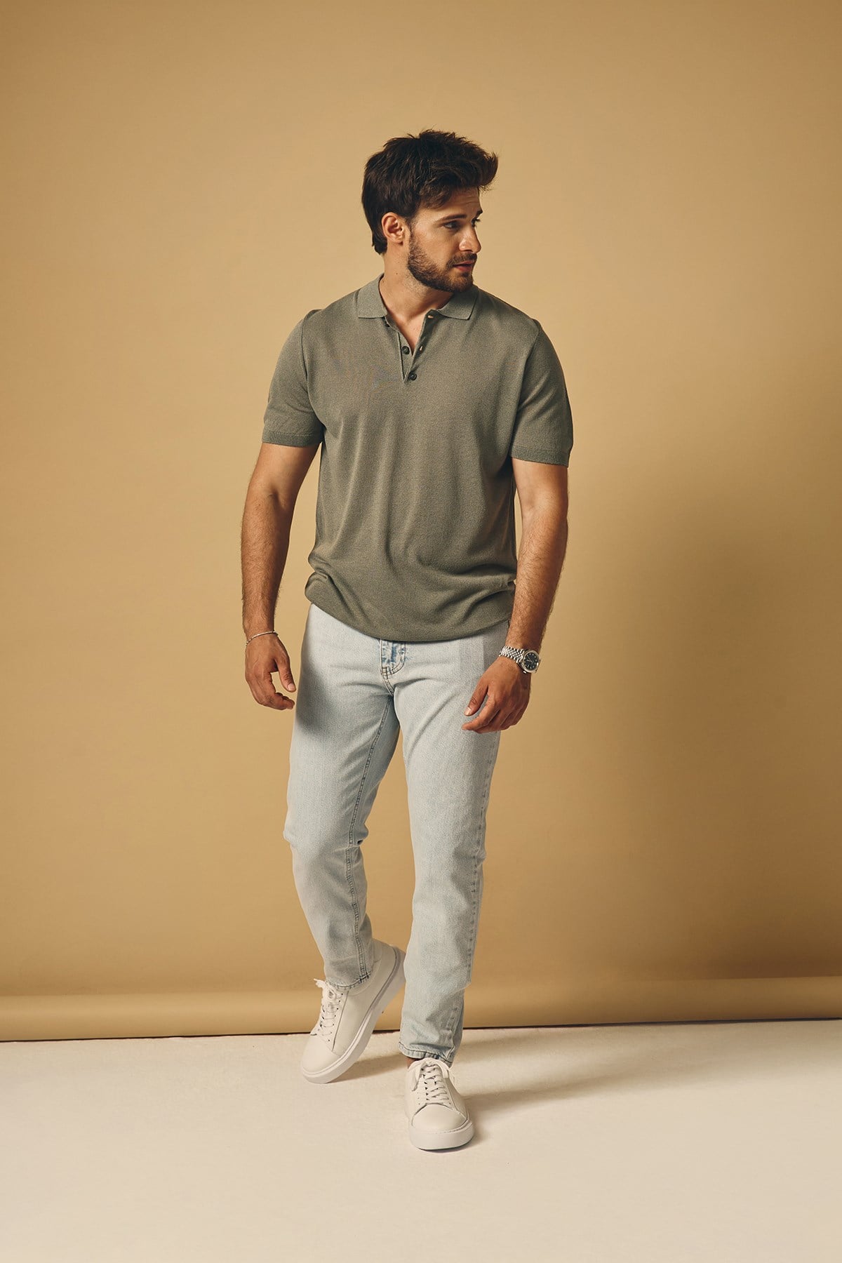Bel Lastikli Yıkamalı Denim