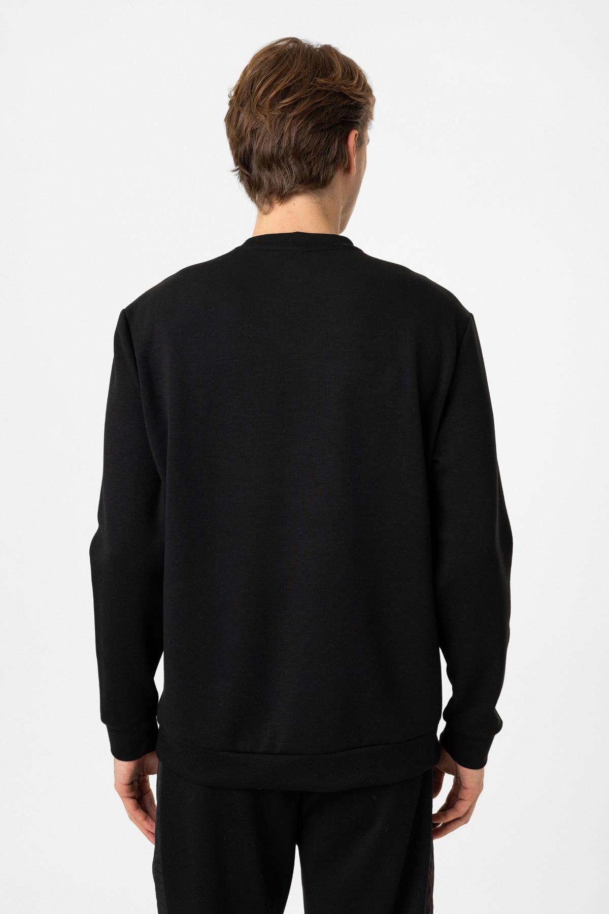Bisiklet Yaka Regular Fit Sweatshirt