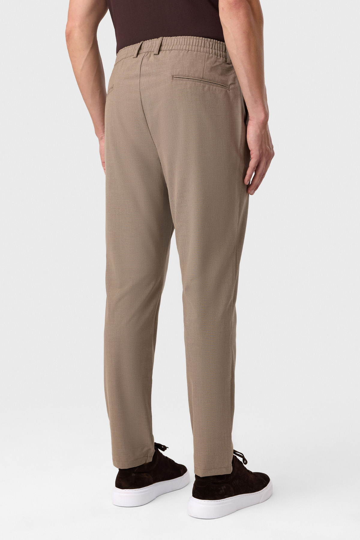 Comfort Fit Kahve Jogger Pantolon