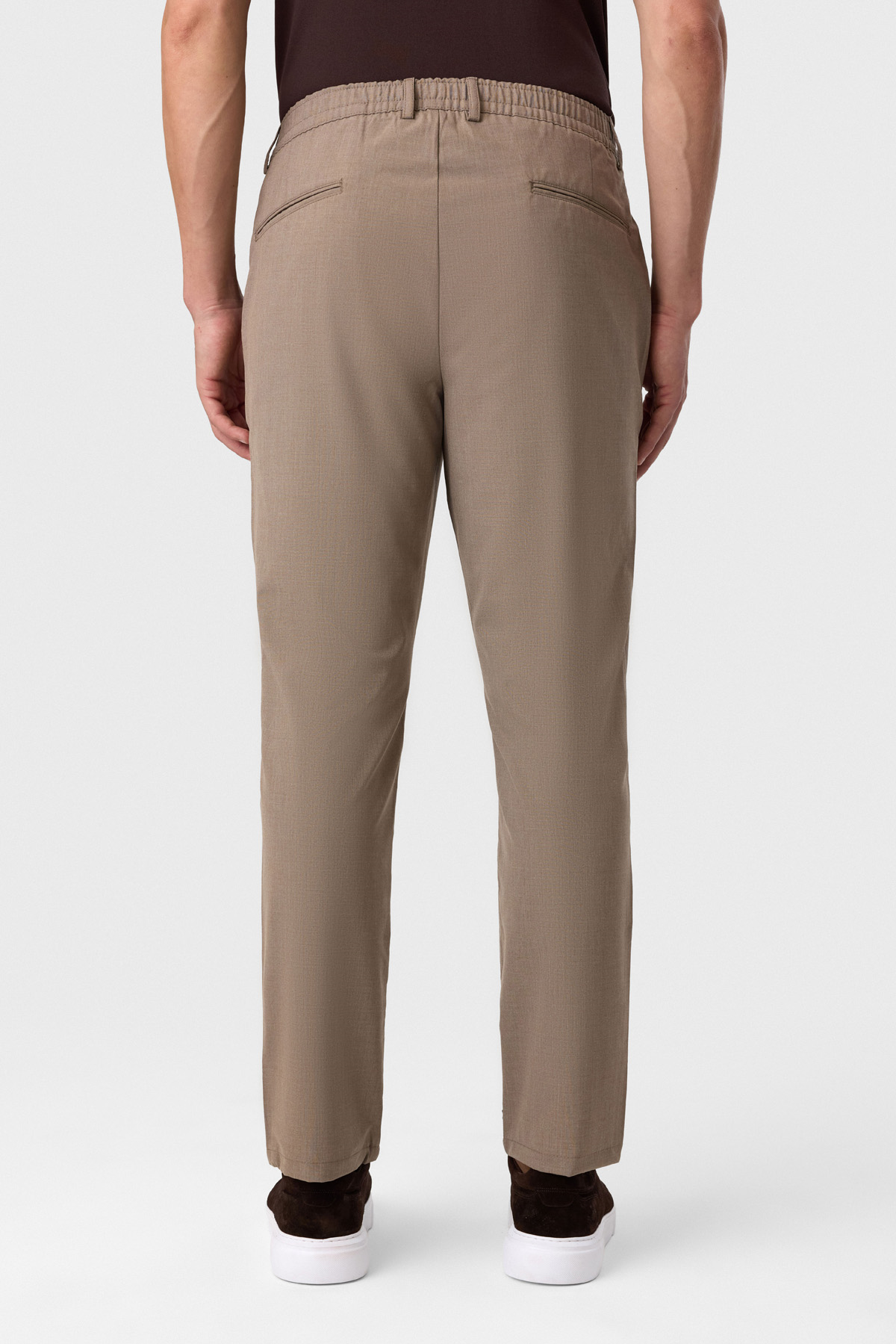 Comfort Fit Kahve Jogger Pantolon
