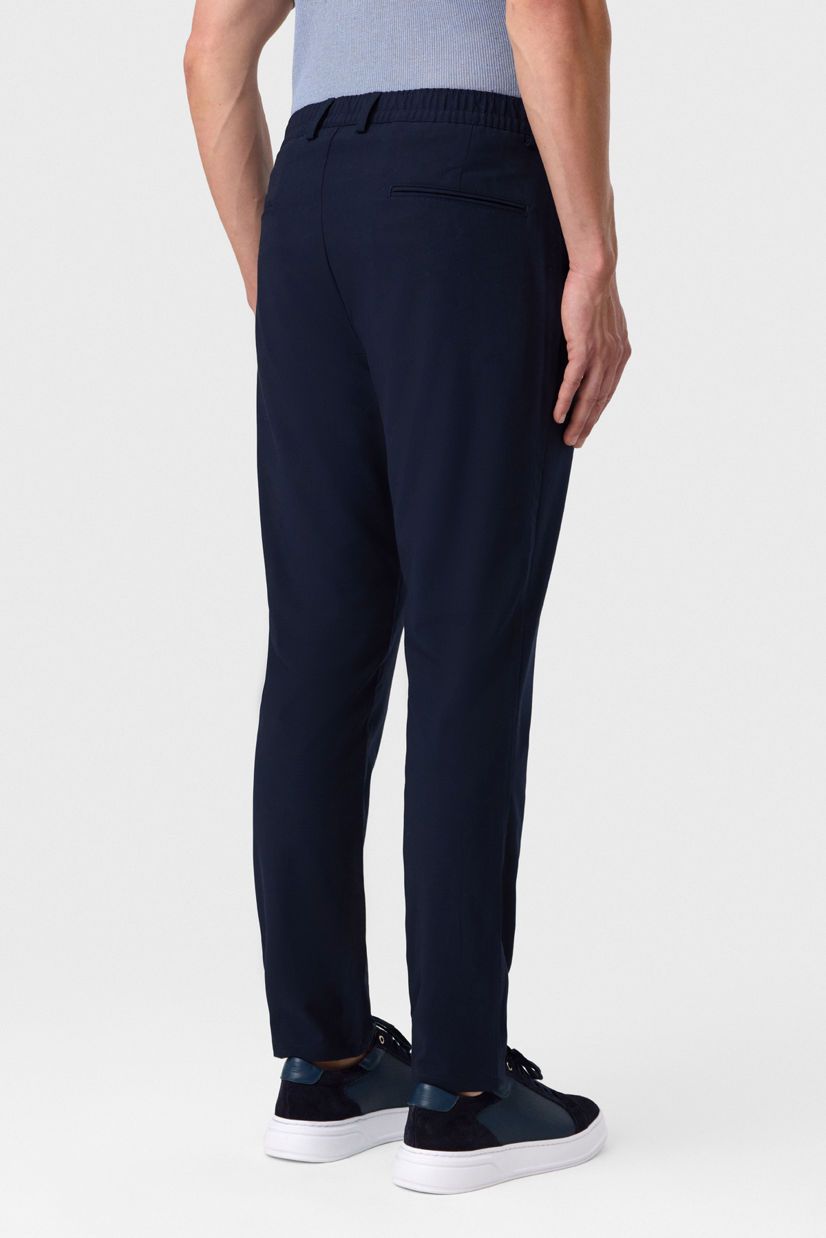 Comfort Fit Lacivert Jogger Pantolon