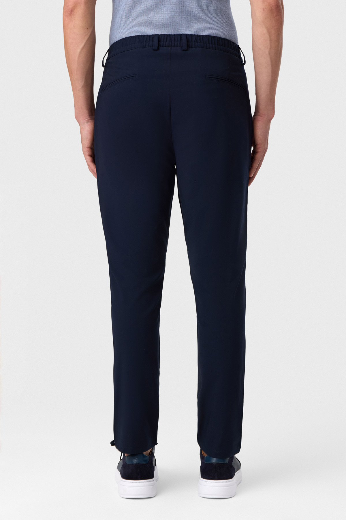 Comfort Fit Lacivert Jogger Pantolon