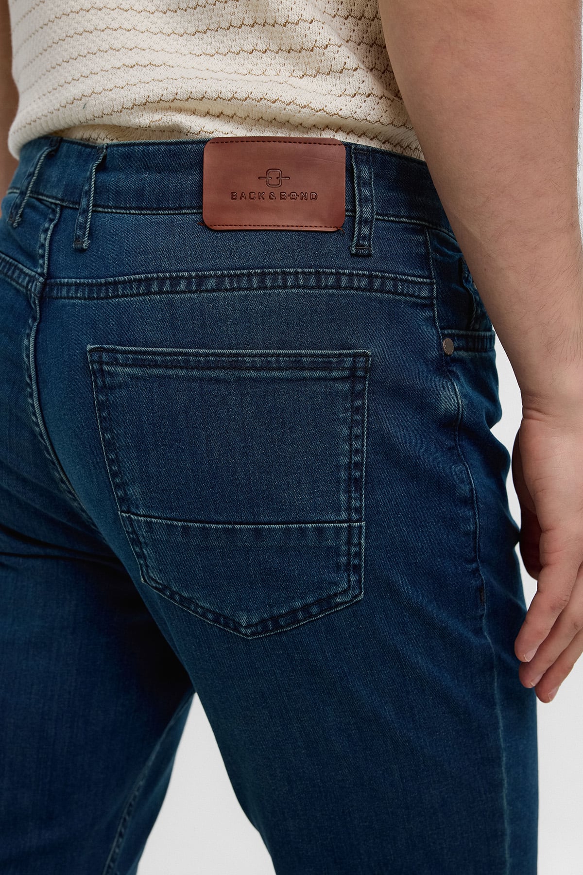 Haki Slim Fit Denim Pantolon