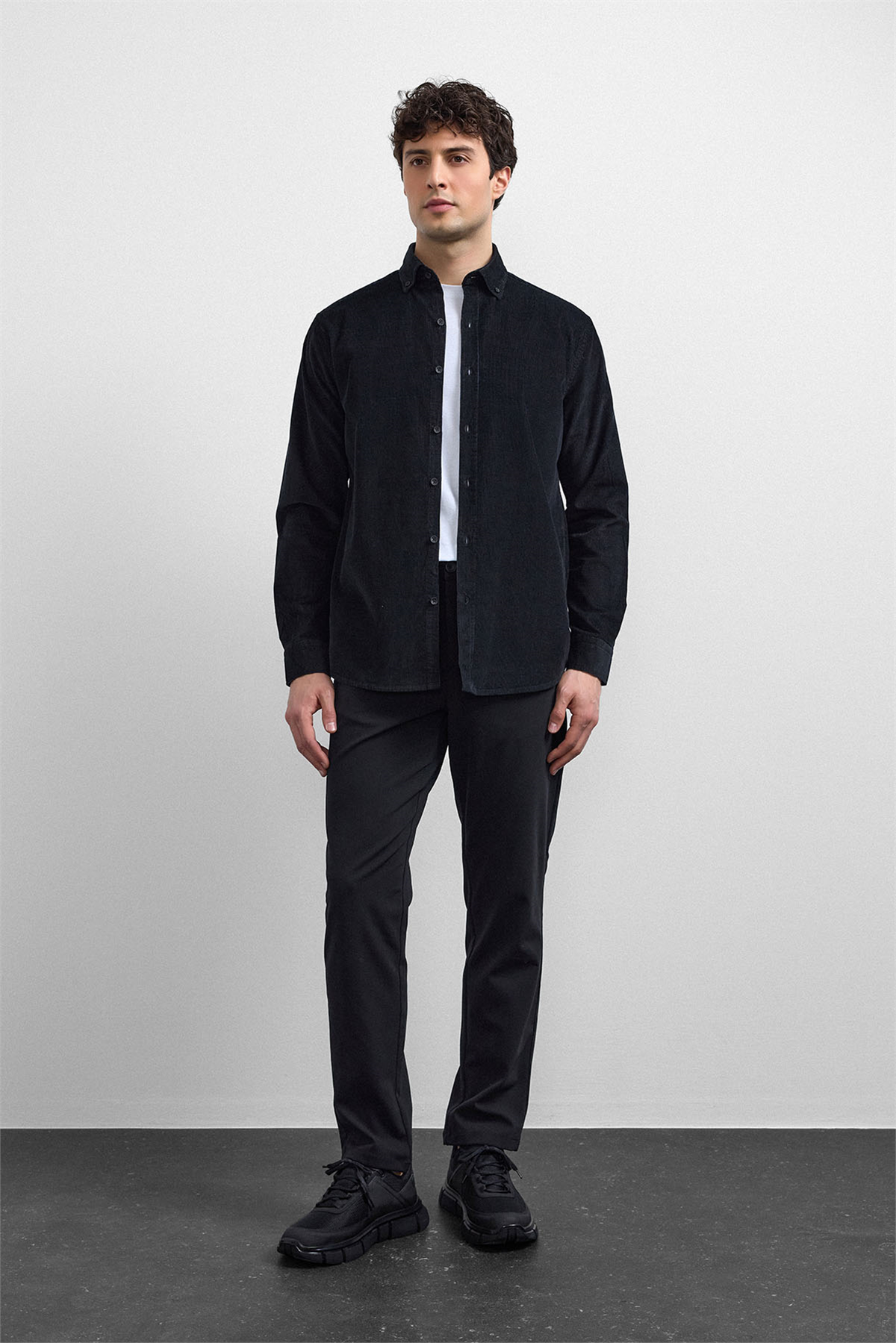 Siyah Comfort Fit Gömlek