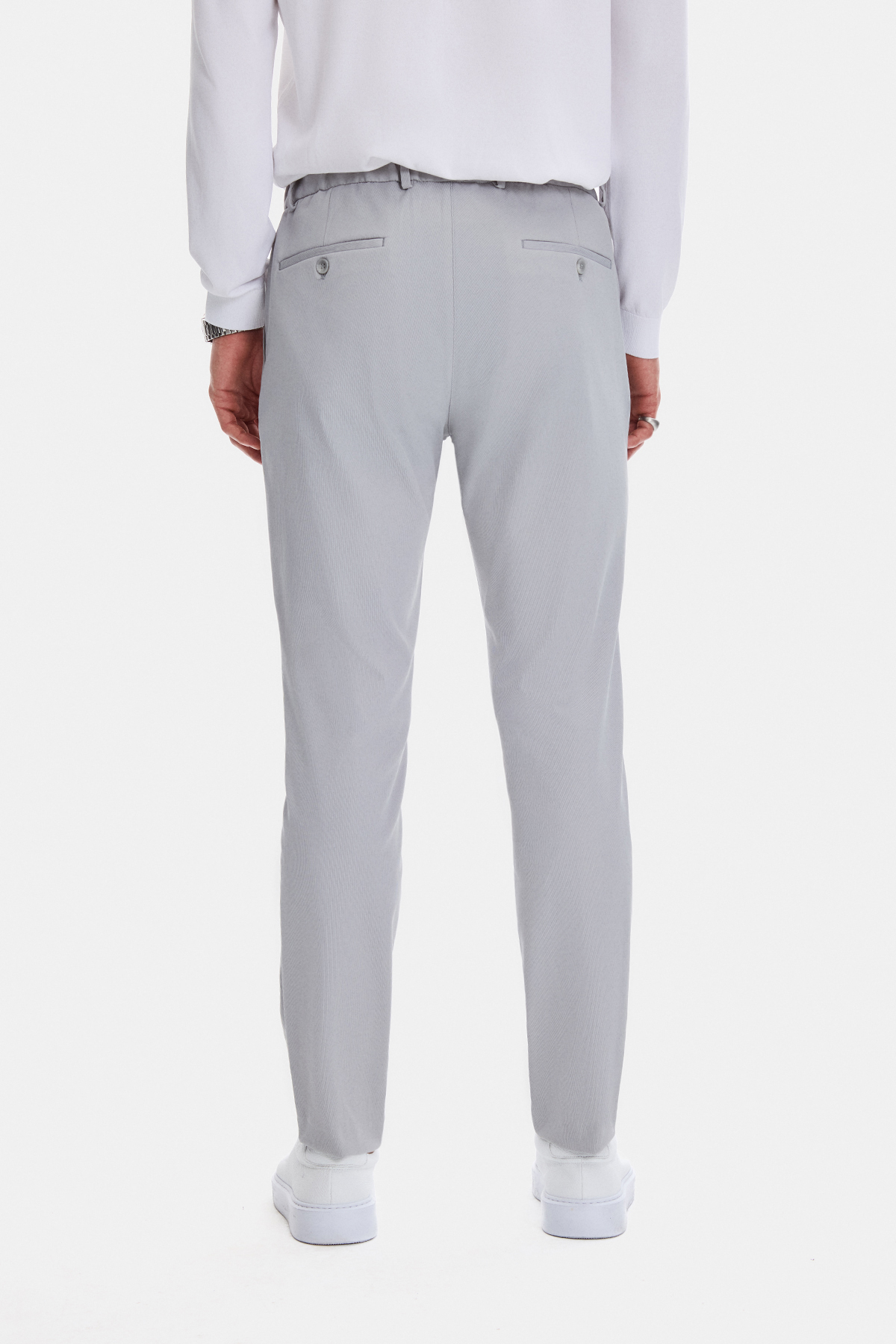Gri Casual Pantolon 