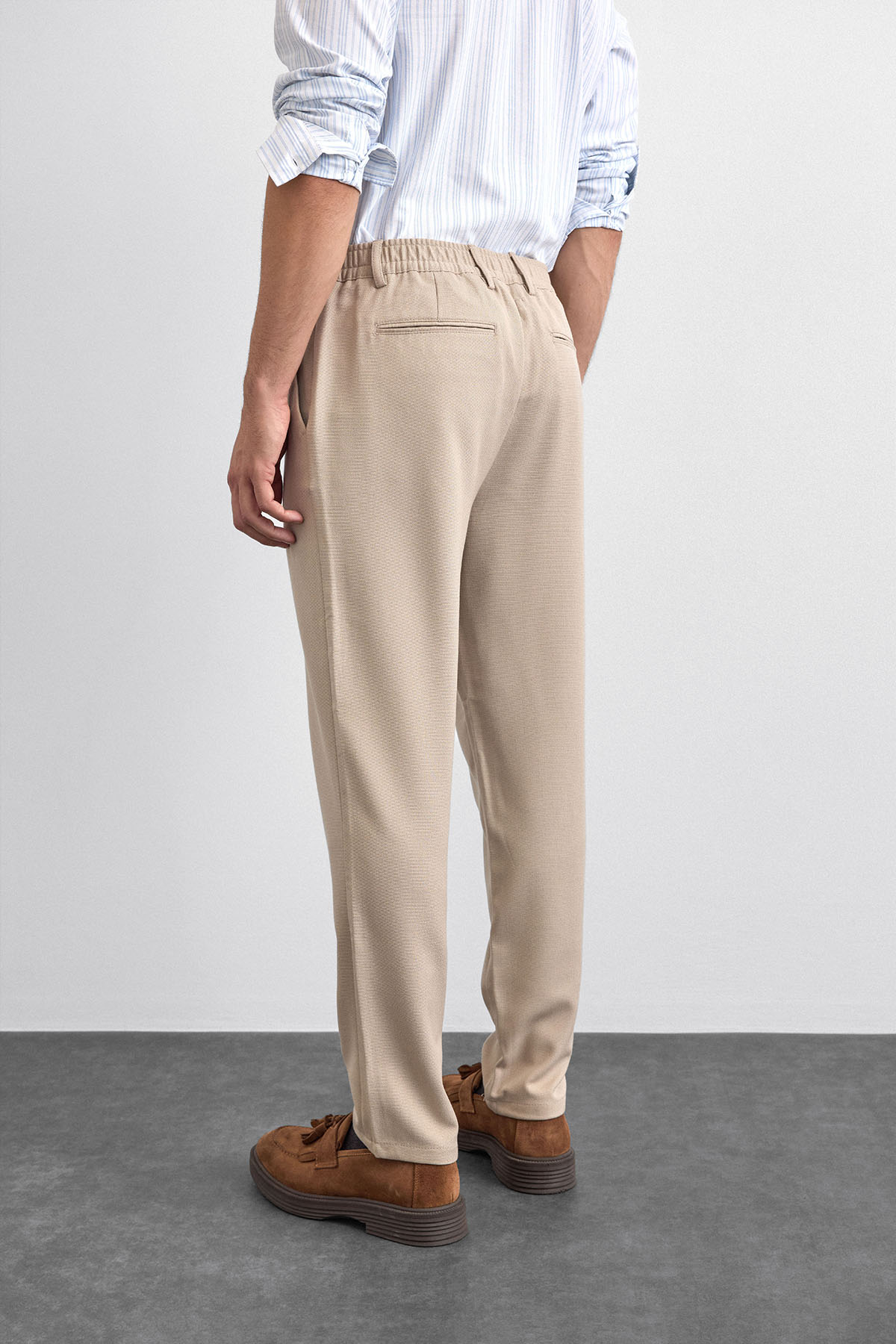 Bej Jogger Pantolon