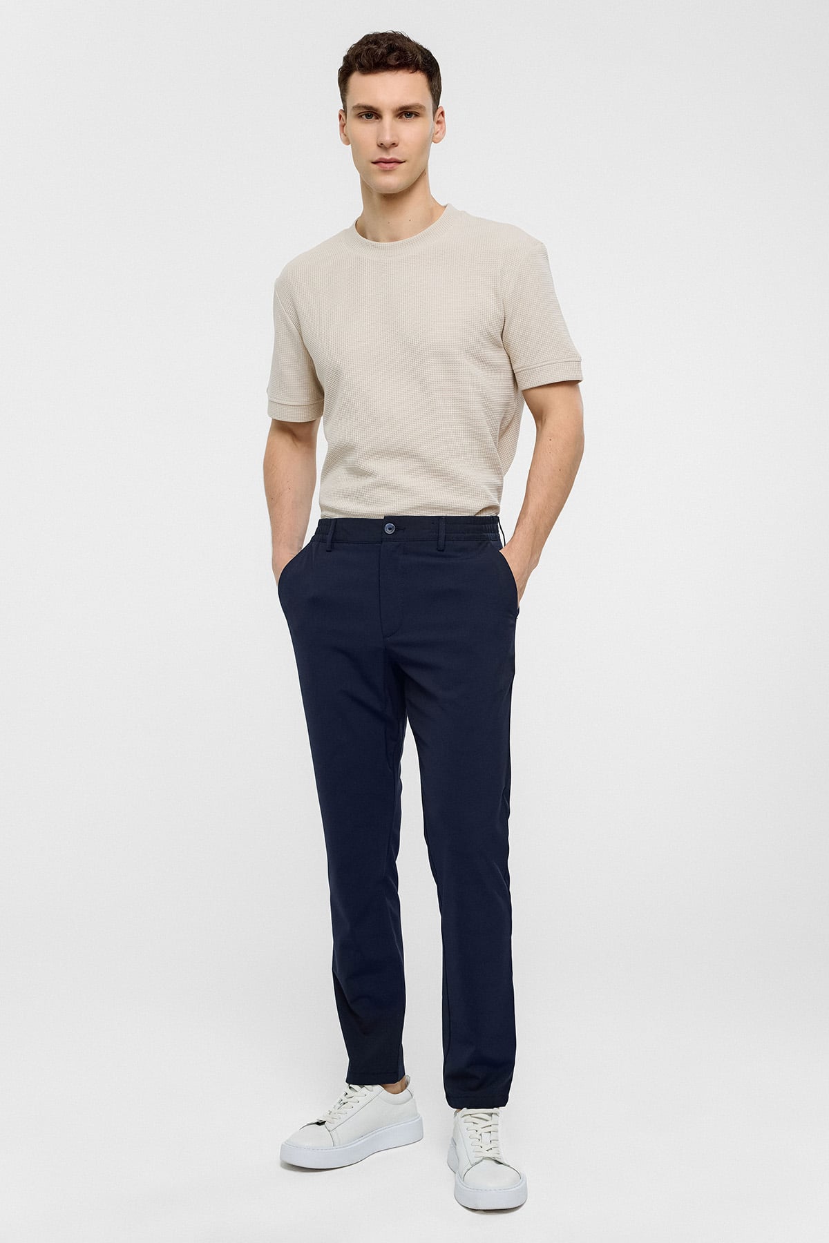 Lacivert Jogger Pantolon