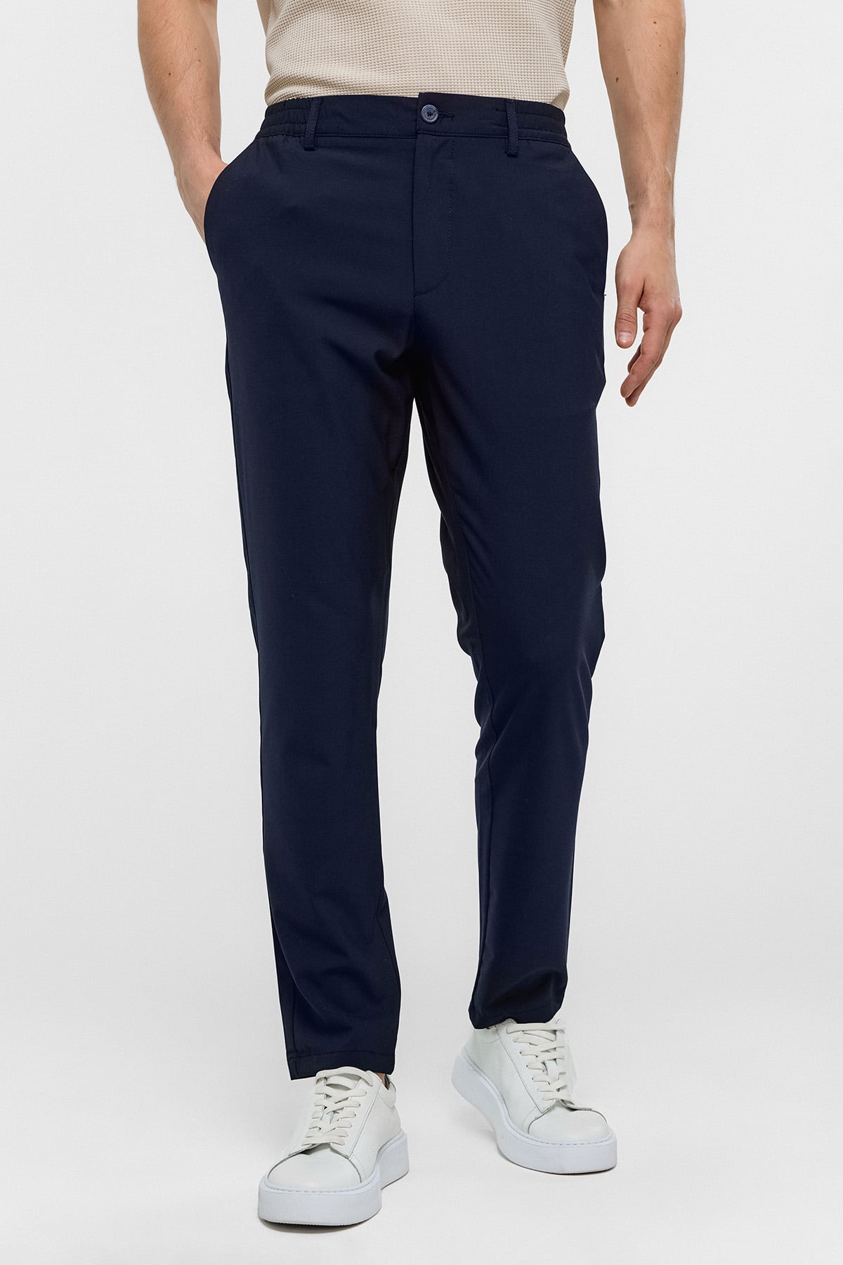 Lacivert Jogger Pantolon