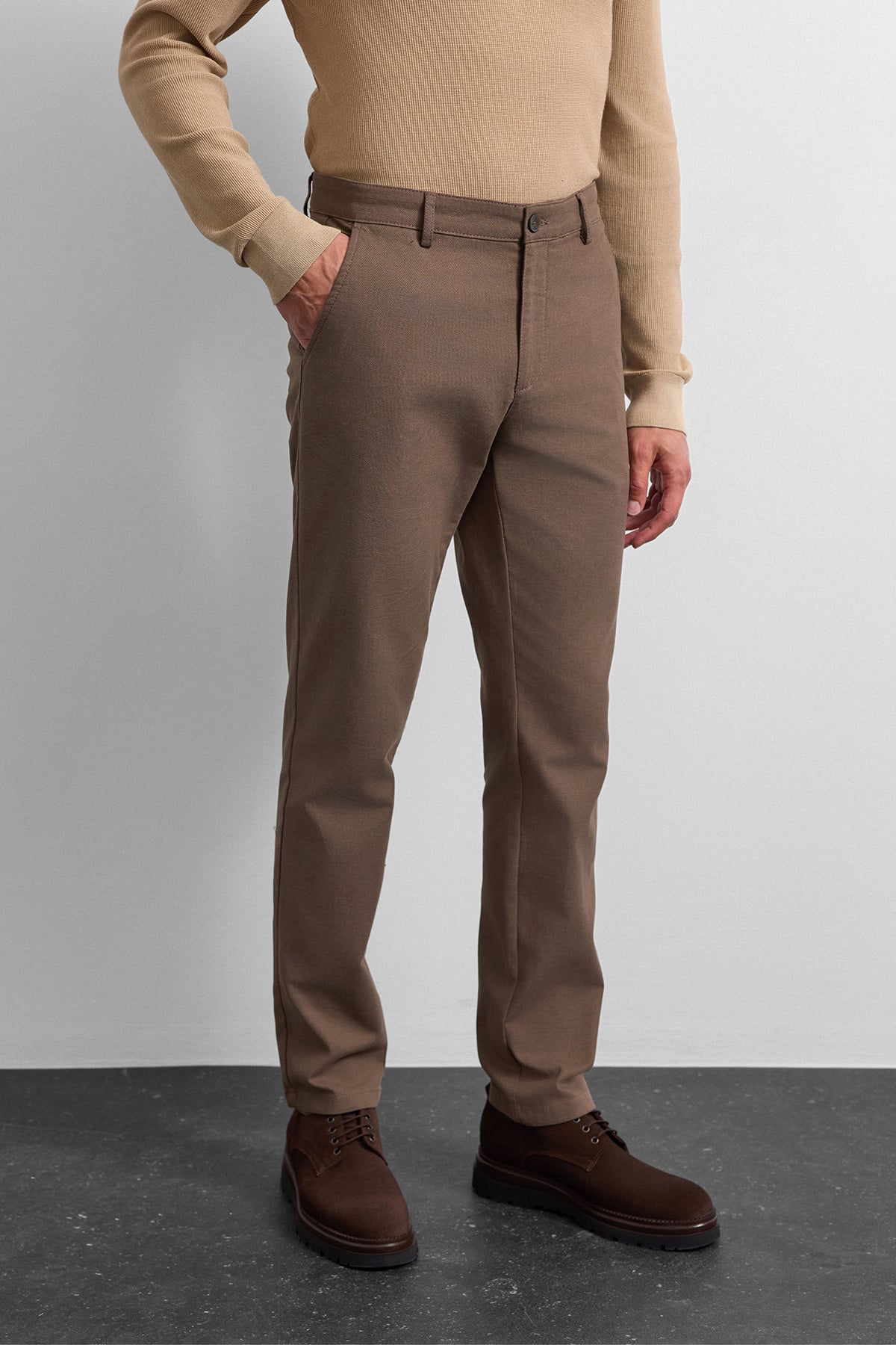 Kahve Chino Pantolon
