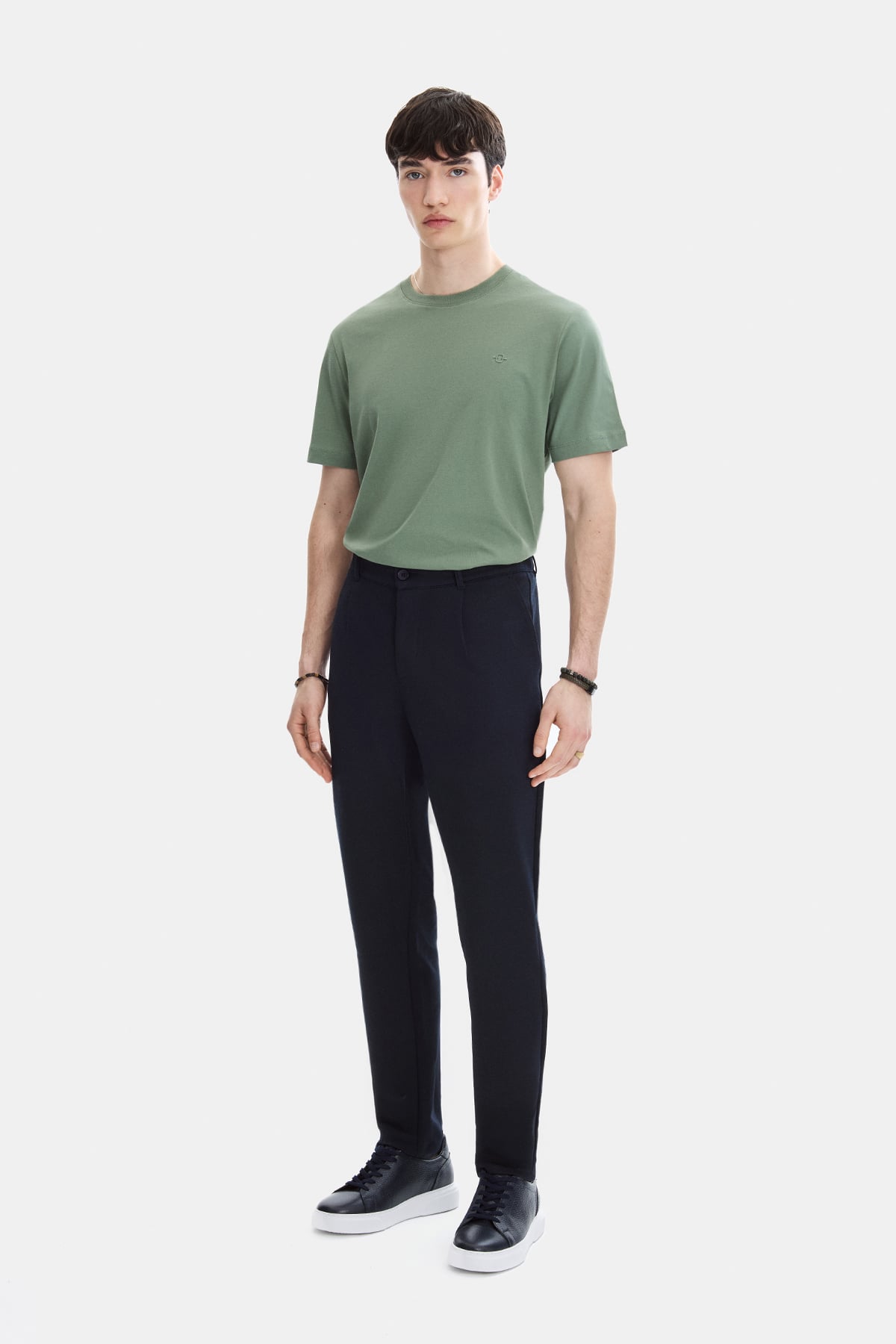 Lacivert Slim Fit Pike Jogger Pantolon