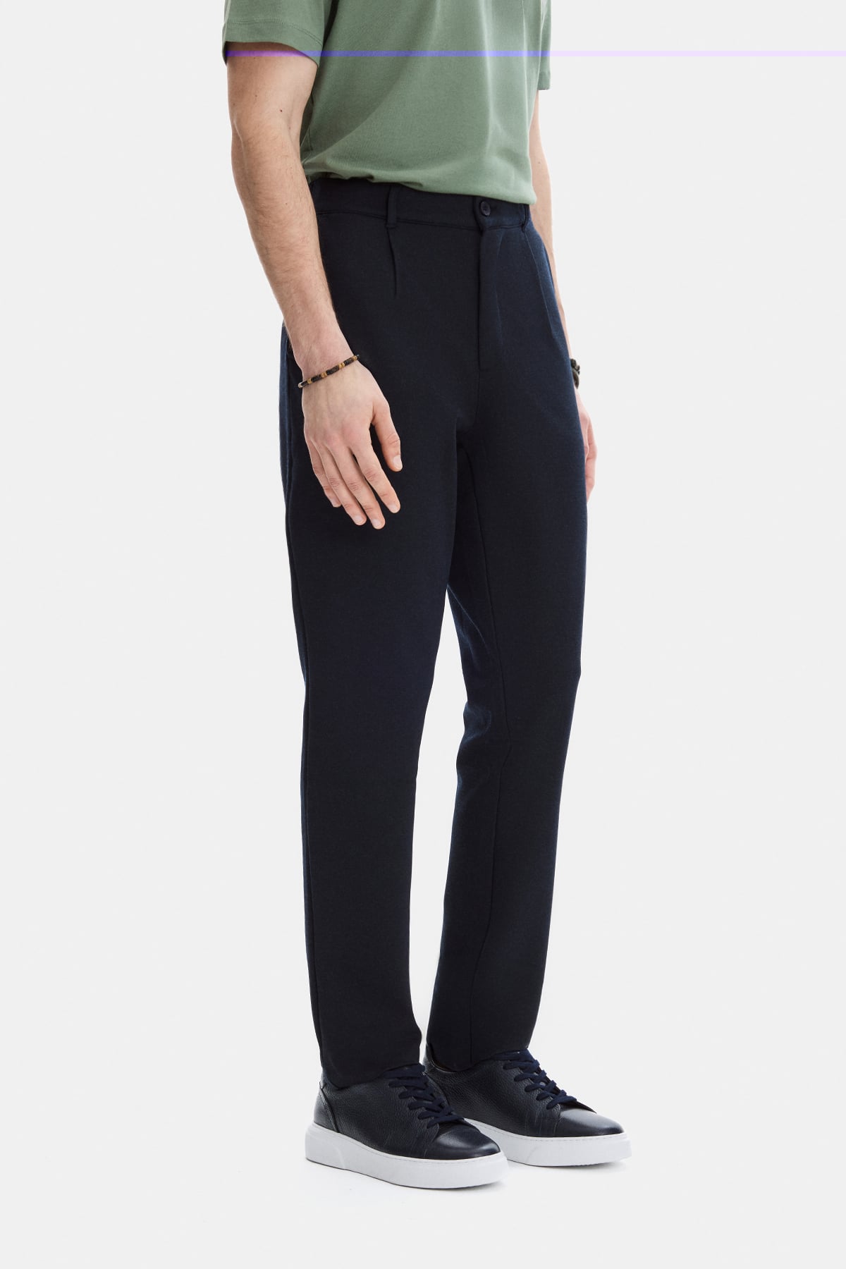 Lacivert Slim Fit Pike Jogger Pantolon