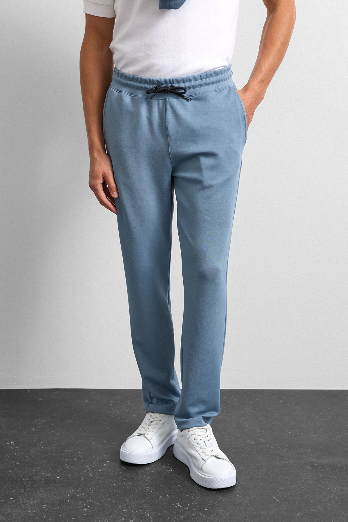 Mavi Regular Fit Örme Jogger Pantolon