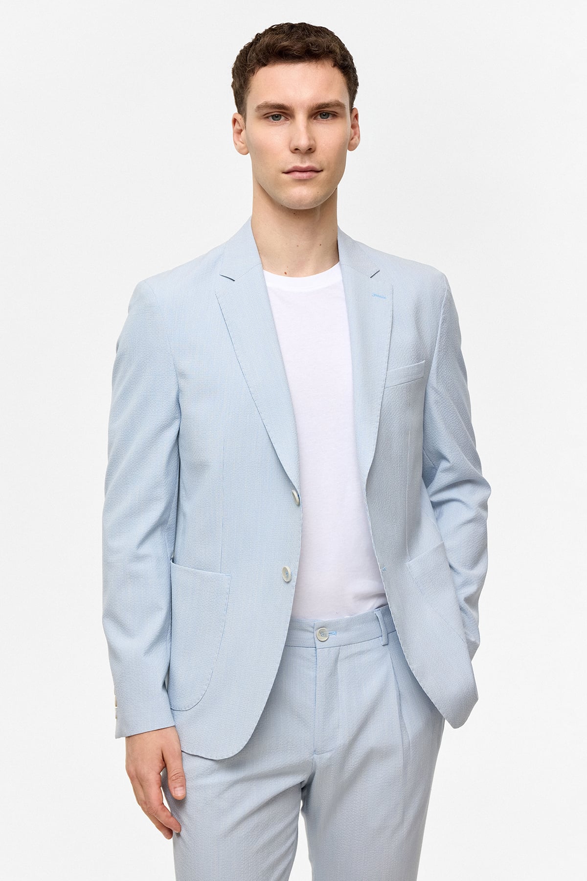 Mavi Slim Fit Mono Yaka Ceket