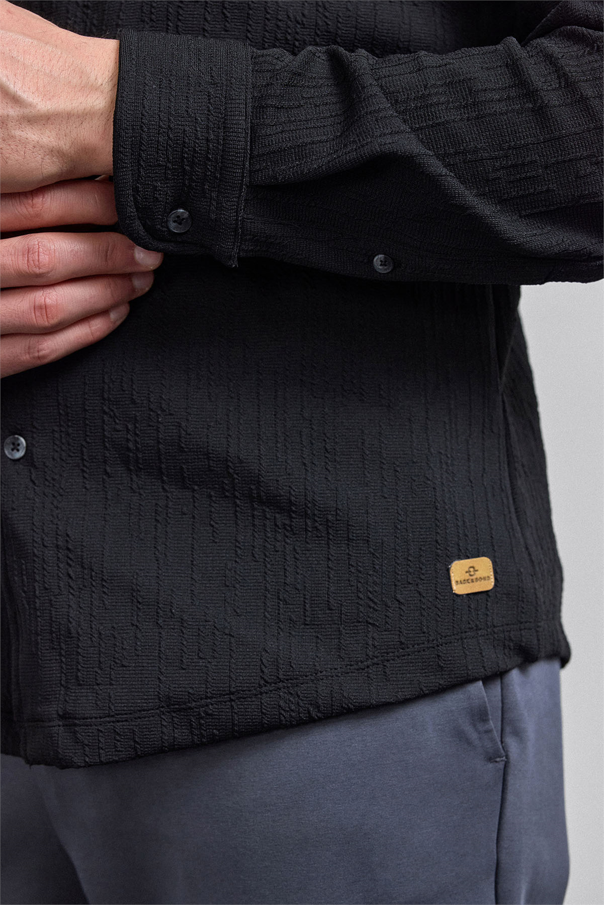 Overfit Siyah Gömlek