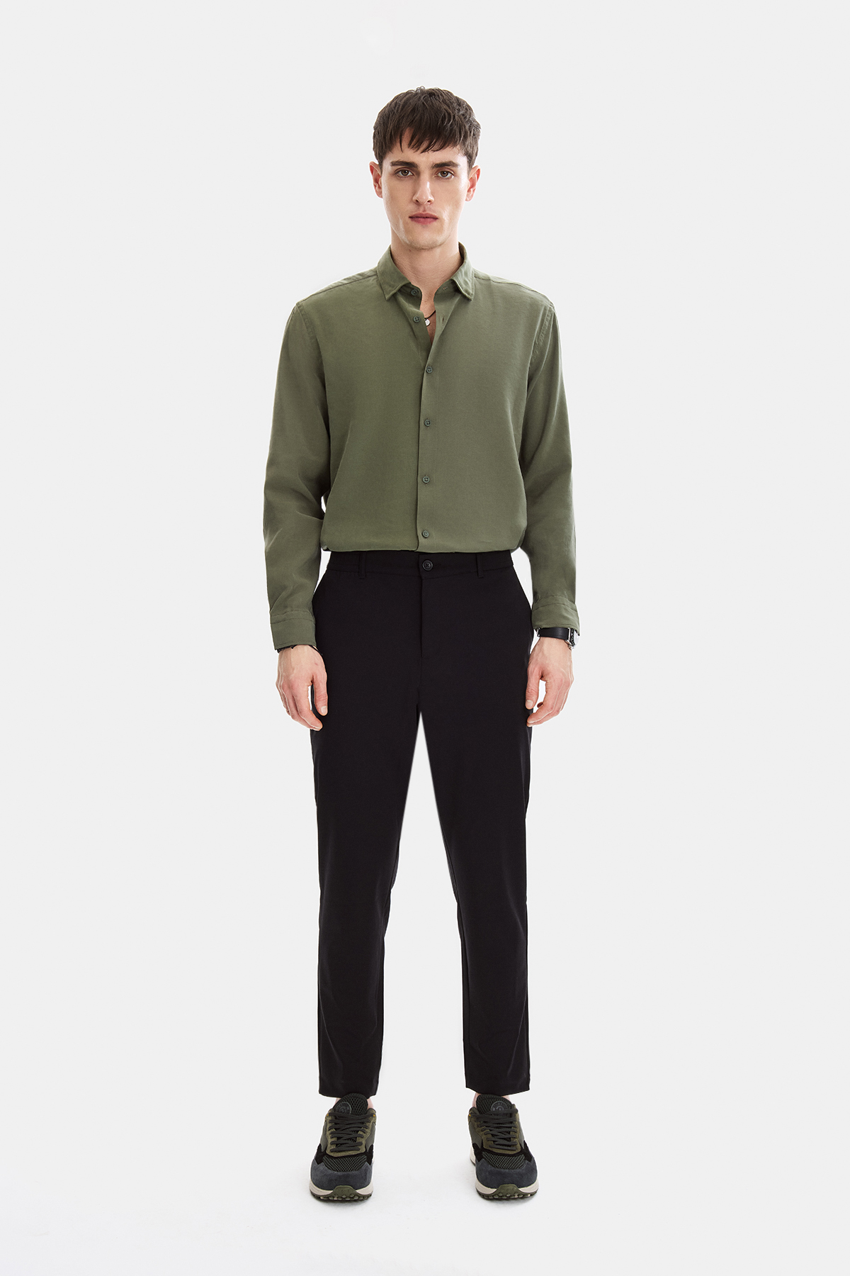 Siyah Regular Fit Jogger Pantolon