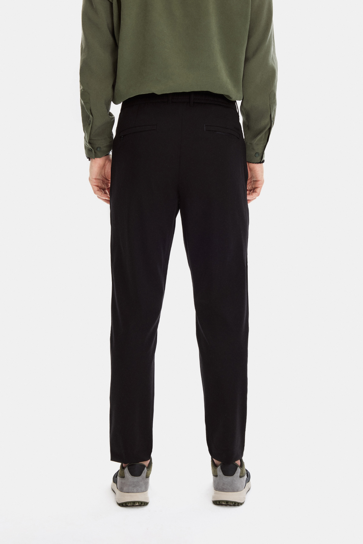 Siyah Regular Fit Jogger Pantolon
