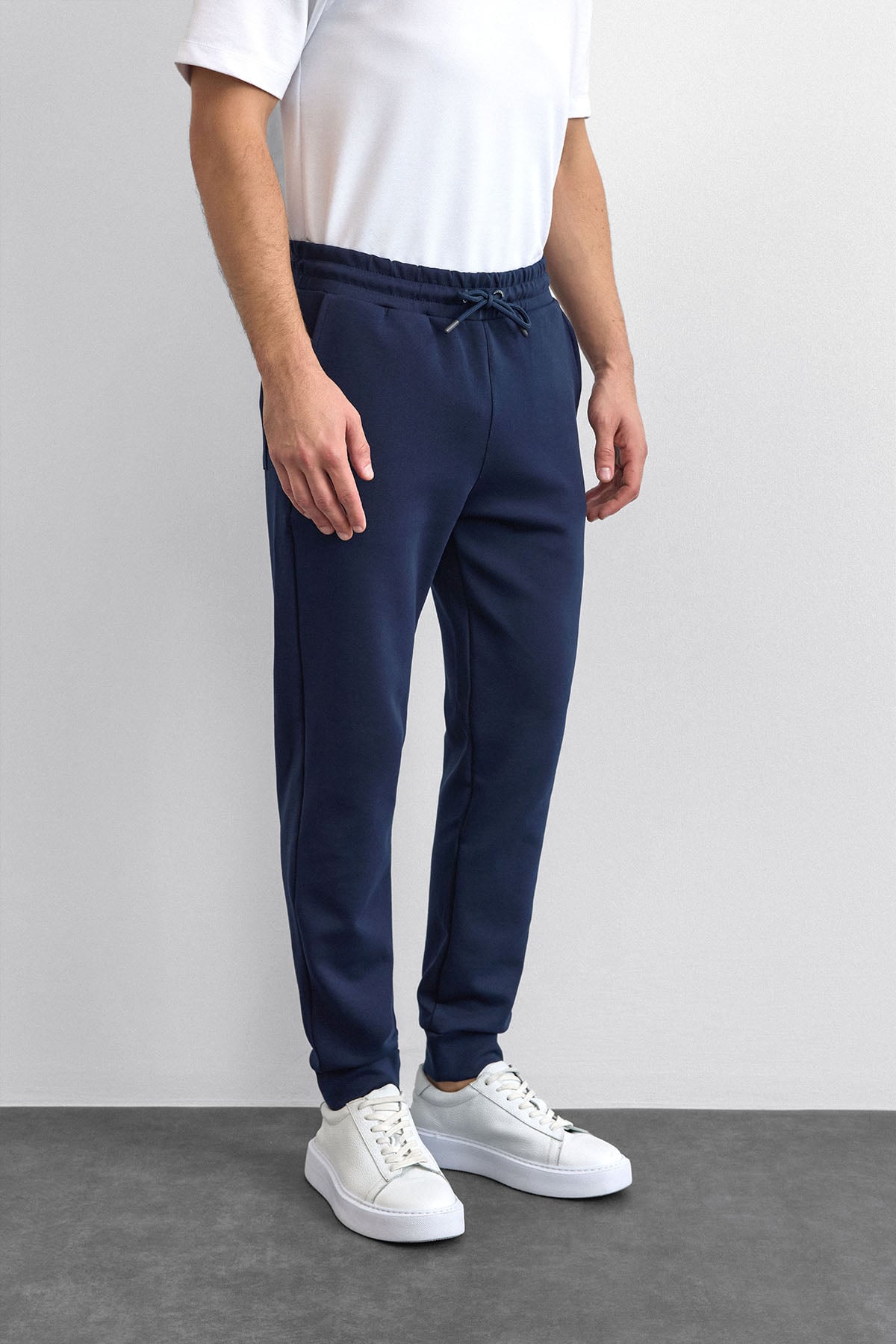 Lacivert Regular Fit Jogger Pantolon