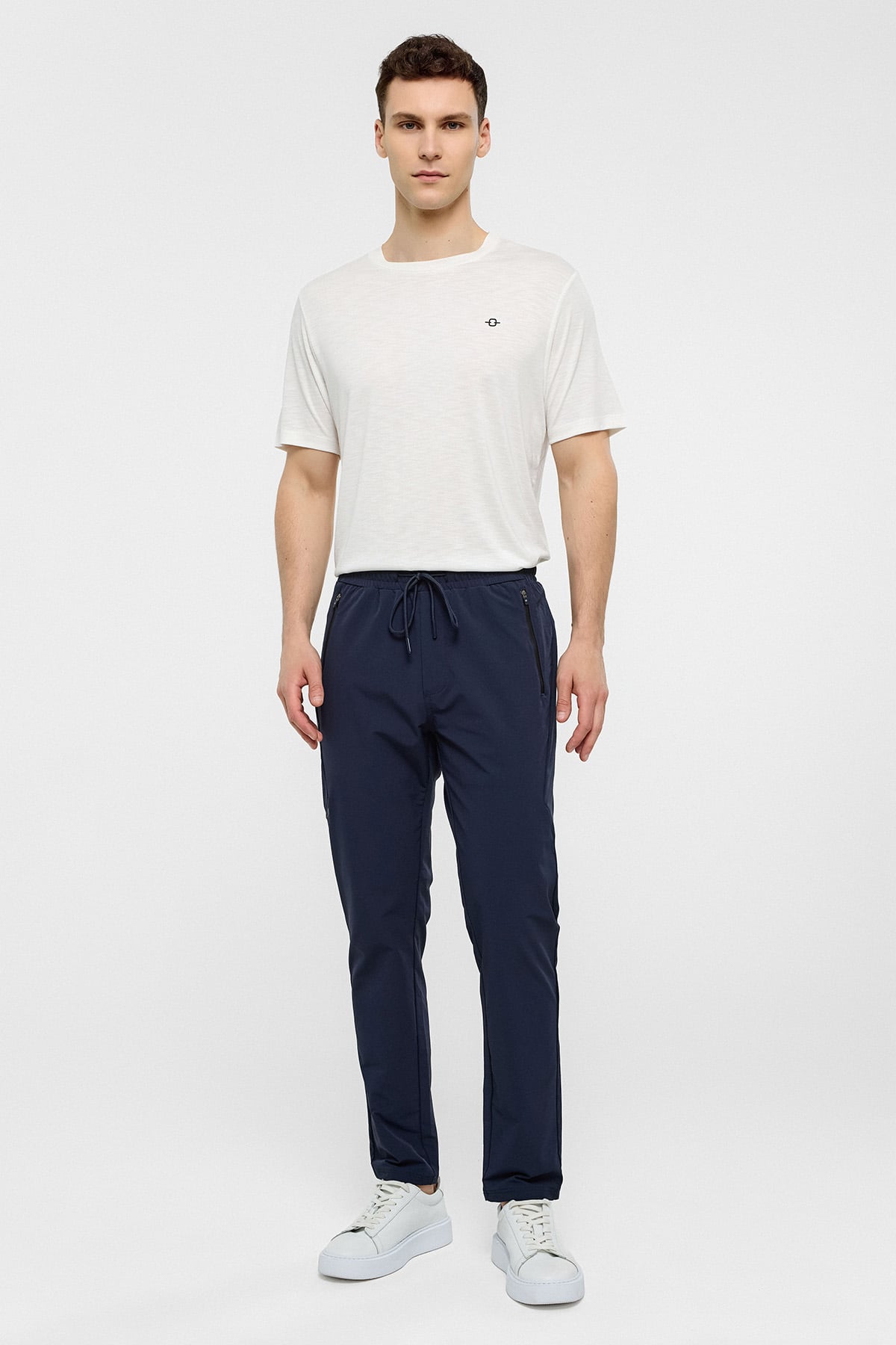 Lacivert Regular Fit Jogger Pantolon