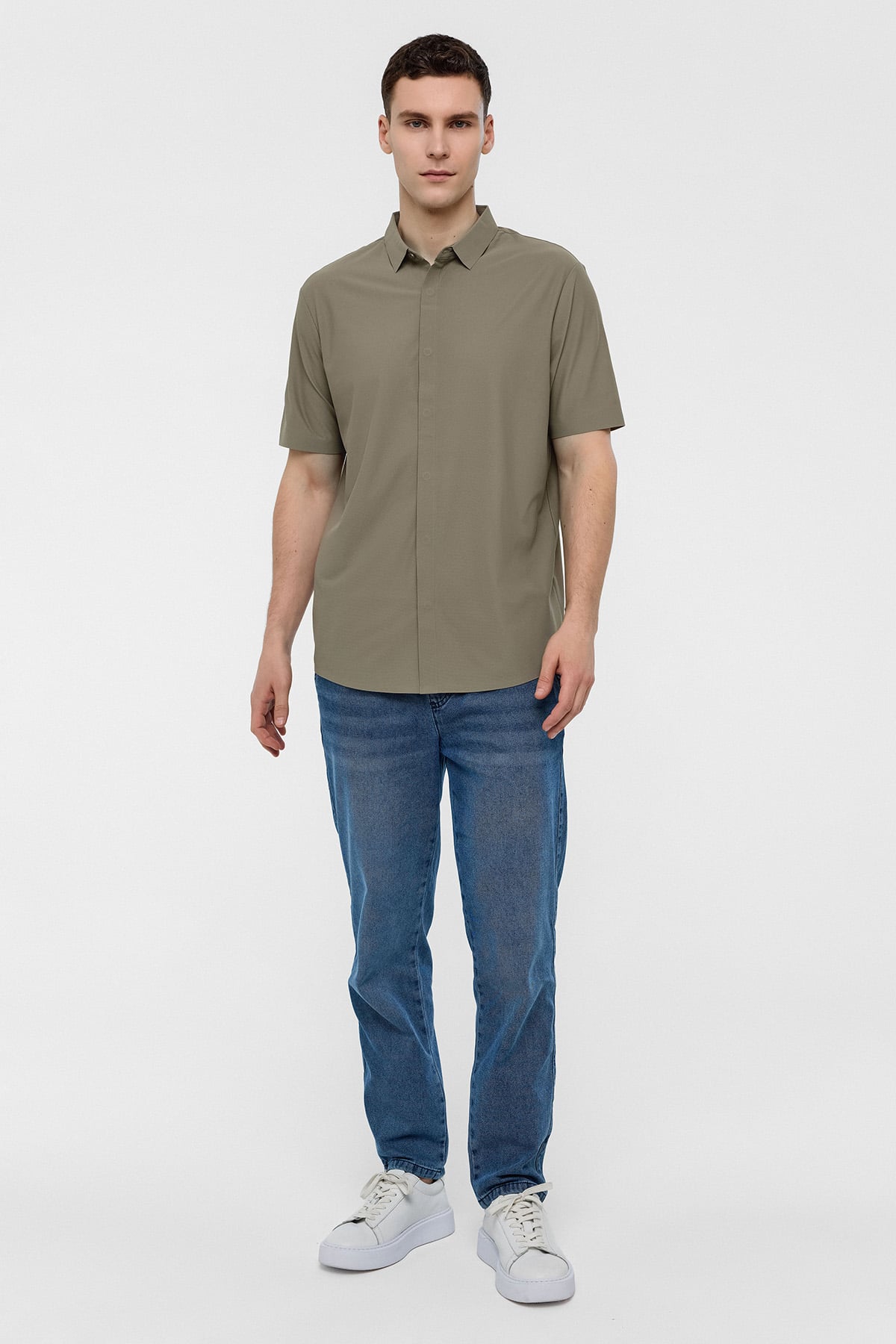 Vizon Regular Fit Kısa Kollu Gömlek