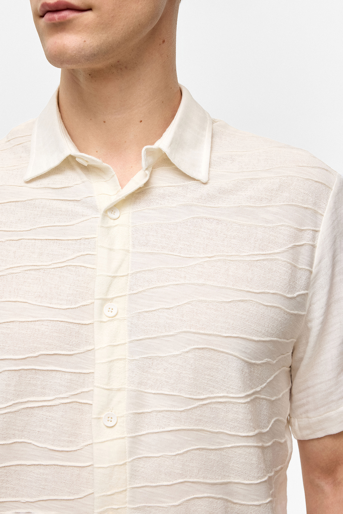 Natural Regular Fit Örme Gömlek