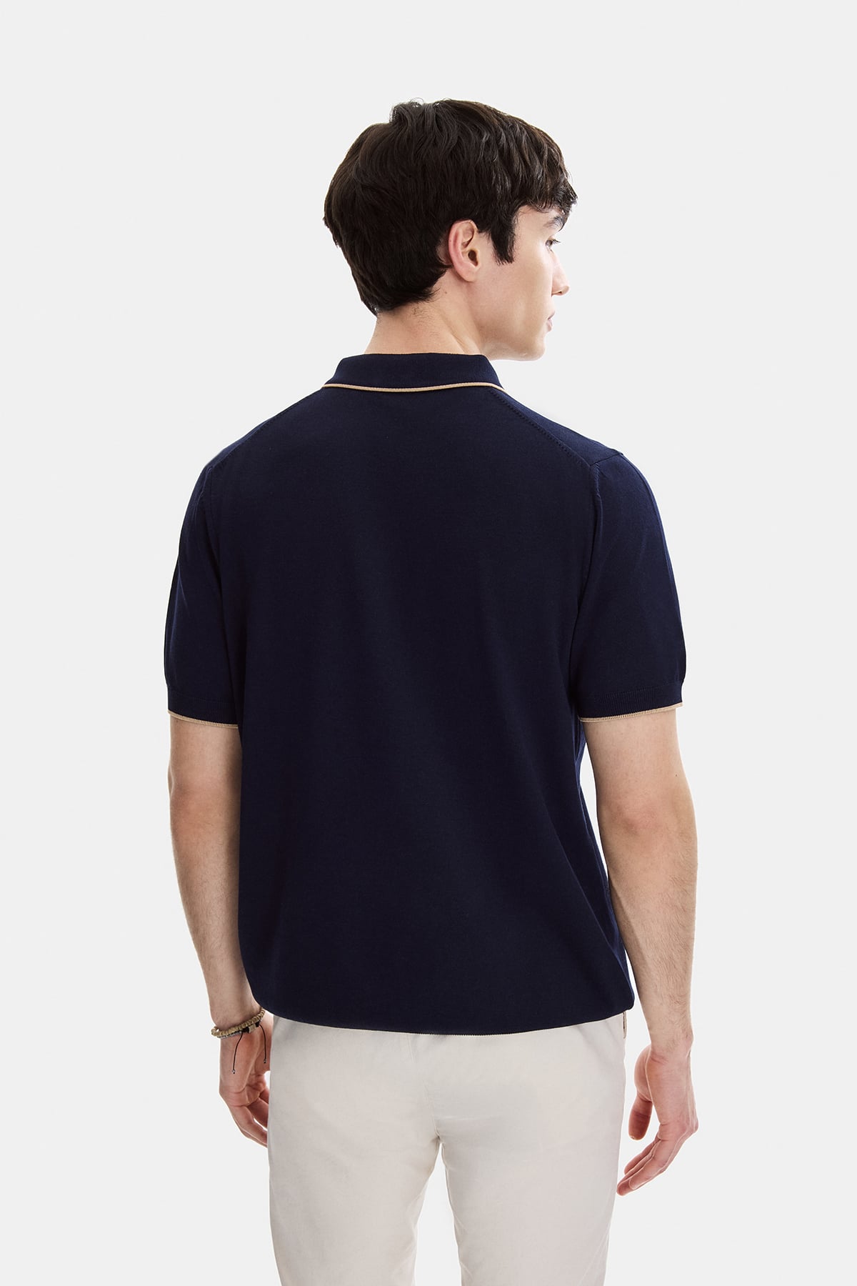 Lacivert Regular Fit Örme Triko