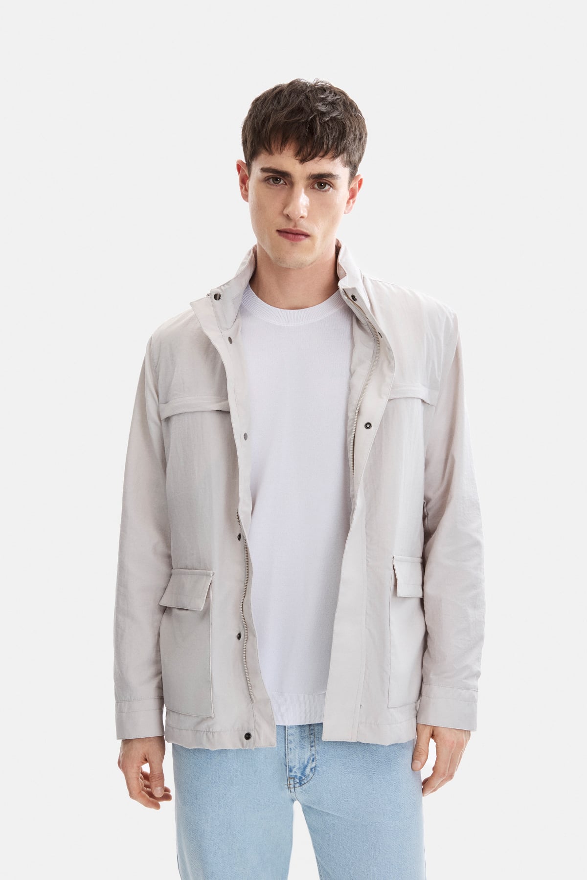 Taş Regular Fit Uzun Ceket