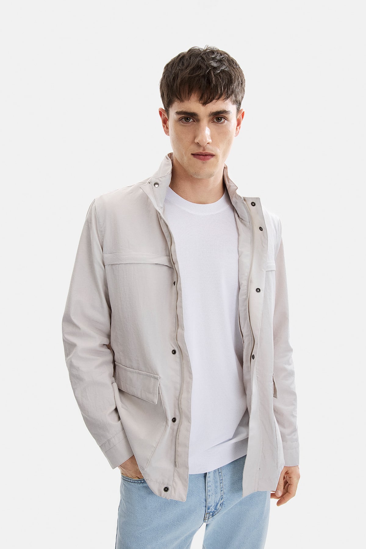 Taş Regular Fit Uzun Ceket