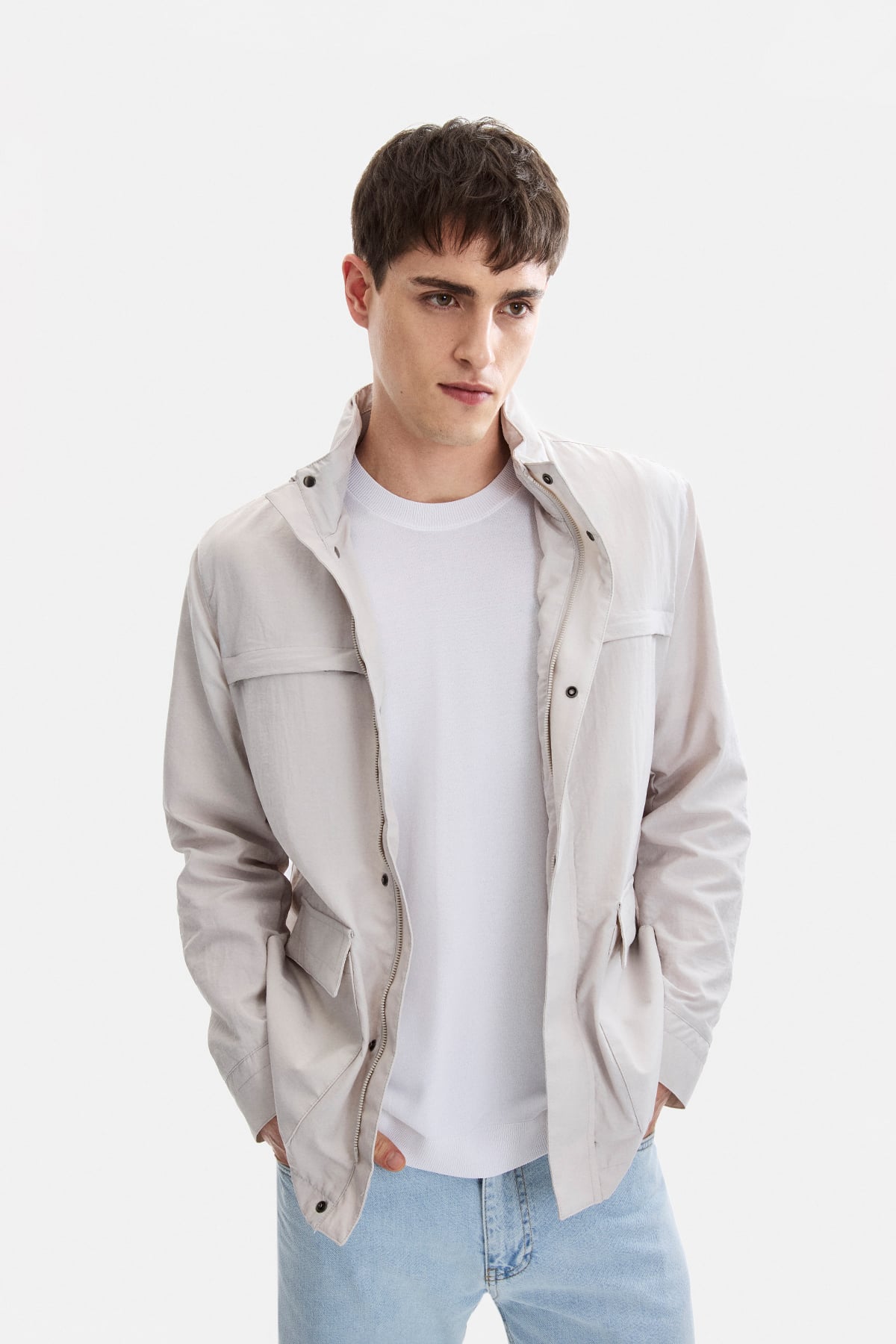 Taş Regular Fit Uzun Ceket